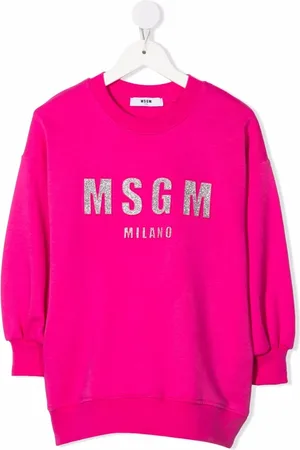 Msgm Logo-print sweat dress