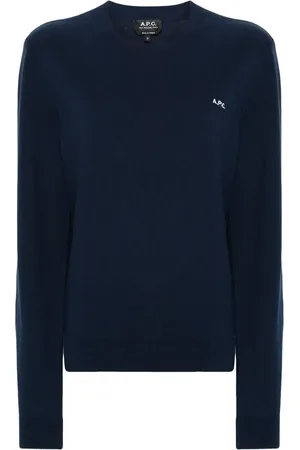 A.P.C. Logo-embroidered jumper