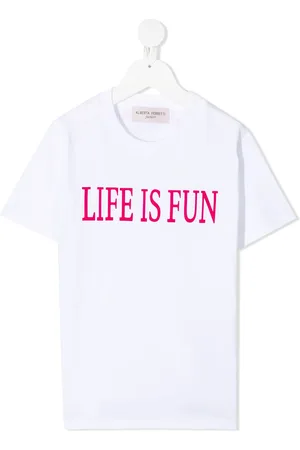 Alberta Ferretti Slogan print T-shirt