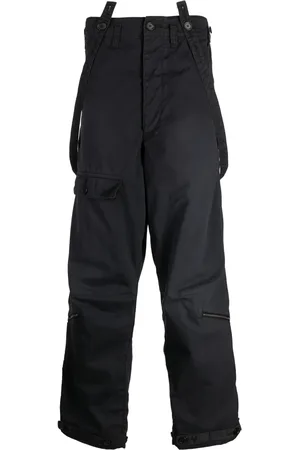 VISVIM Northdrop cotton-blend wide-leg trousers