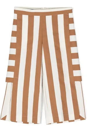 Mimisol Striped wide-leg trousers