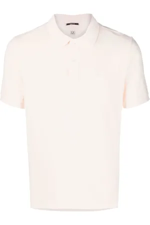 C.P. Company Embroidered logo cotton polo shirt
