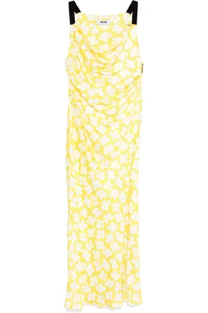 Msgm Floral-print maxi dress