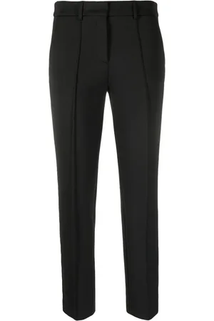 BLANCA Cropped straight-leg trousers