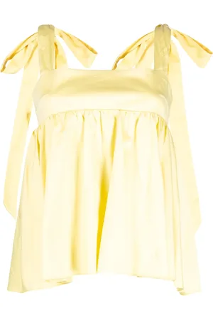 Kika Vargas Susan sleeveless stretch-cotton top