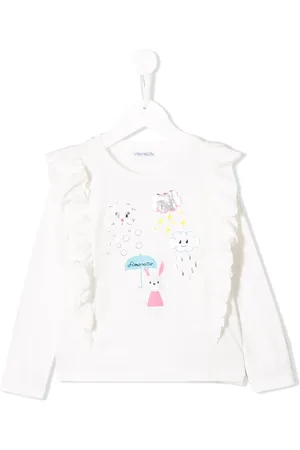 Simonetta Ruffled long sleeve top
