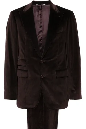 CANALI Corduroy single-breasted suit
