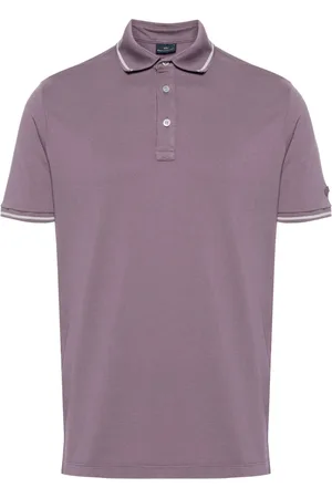Paul & Shark Logo-patch cotton polo shirt