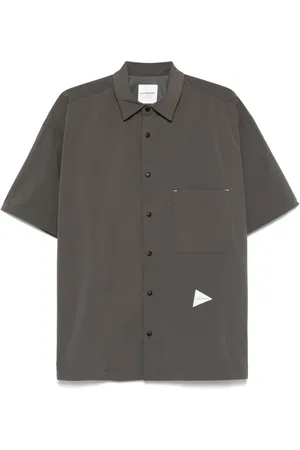 and wander Logo-print shirt
