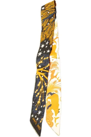 Hermès 20th Century Le Charme D Orphee Twilly Silk Scarf scarves