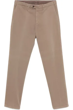 CANALI Gabardine-weave chinos