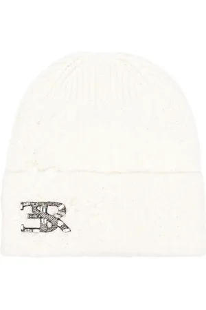 ERMANNO SCERVINO Cable-knit beanie hat