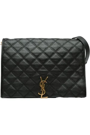 Saint Laurent 2019 Large Quilted Lambskin Becky Chain shoulder bag