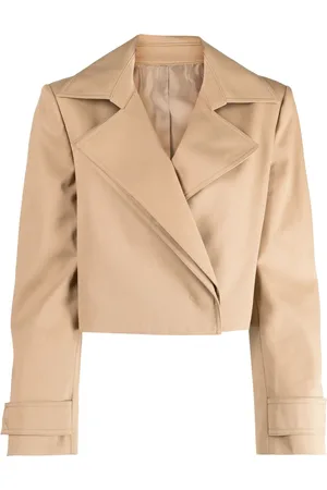 JUUN.J Notched-lapel cropped jacket