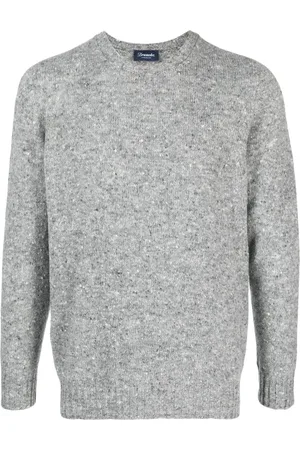 DRUMOHR Crew-neck marl-knit jumper