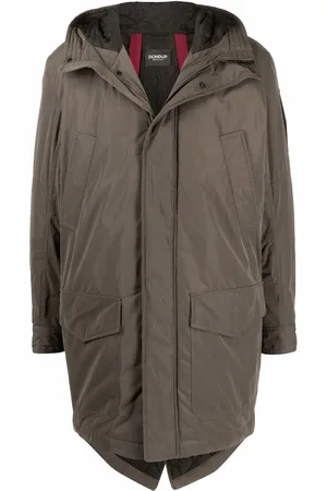 Dondup Concealed midi parka coat