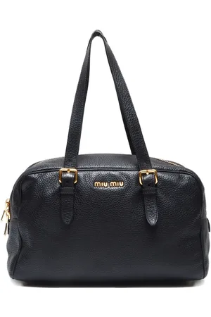 Miu Miu 2010s logo-lettering shoulder bag