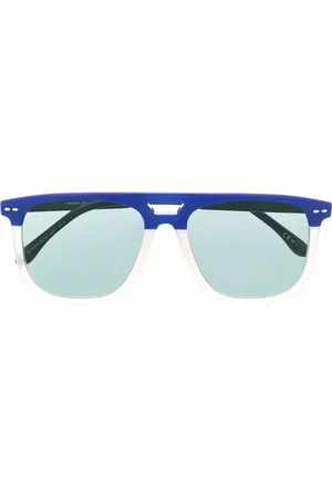 Isabel Marant Logo colour-block sunglasses