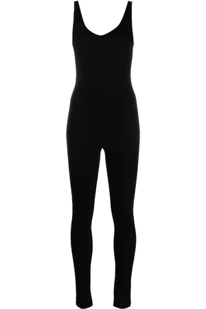 ISABEL BENENATO Scoop-neck sleeveless jumpsuit