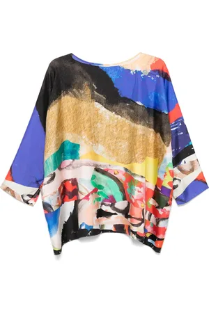 DANIELA GREGIS Abstract-print blouse