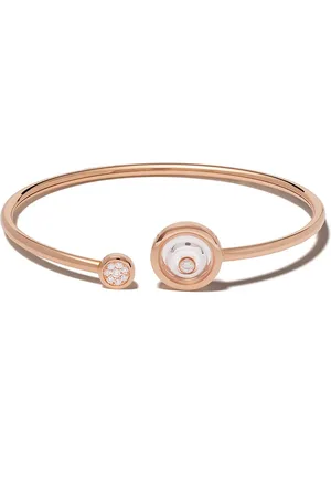 Chopard 18kt rose and white gold diamond Happy Spirit bracelet