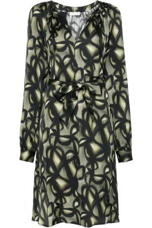 Liu Jo Printed satin mini dress