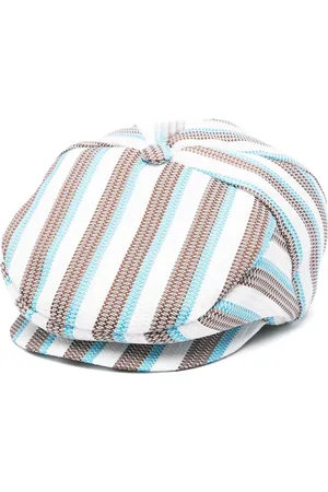 COLORICHIARI Striped jacquard beret