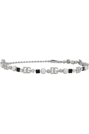 Dolce & Gabbana DG-logo rhinestone-embellished belt