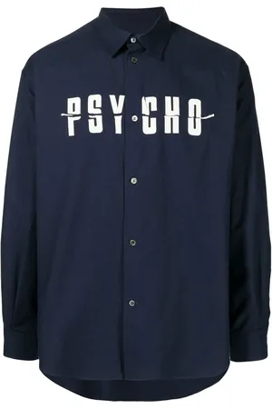UNDERCOVER Psycho-print long-sleeved shirt