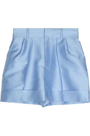 DICE KAYEK Satin-finish mini shorts