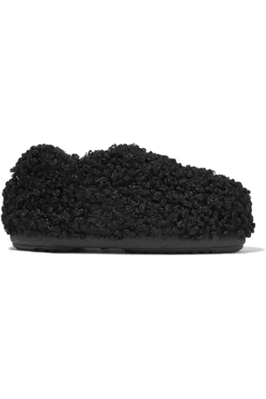 Moon Boot Faux-fur flat slippers