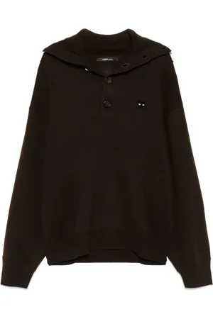 SONGZIO Panther hand rope high neck sweater