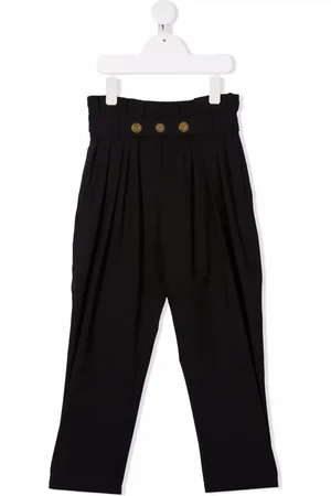 Balmain Pleat-detail belted trousers