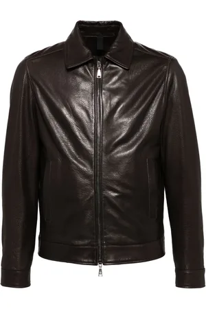 TAGLIATORE Zip-up leather jacket