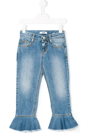 Msgm Flared ruffle jeans