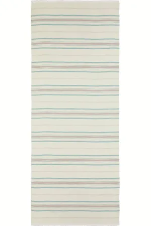 Johnstons Of Elgin Striped cashmere scarf