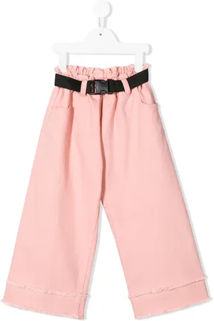 Le pandorine Belted wide-leg jeans