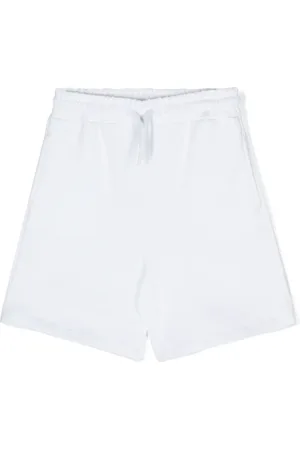 Msgm Logo-print cotton shorts