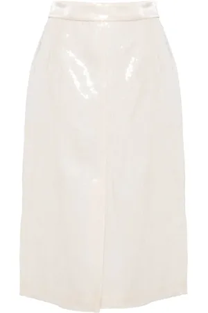 Alberta Ferretti Sequin-embellished skirt