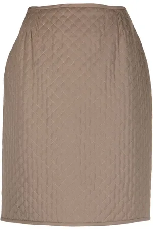 Jean Paul Gaultier 1990s high-waisted diamond-quilted skirt