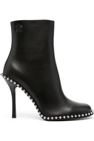 Alexander Wang 110mm stud-embellished leather ankle boots
