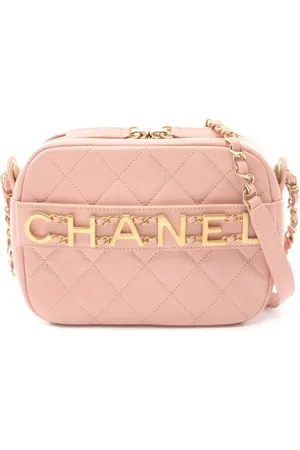 CHANEL 2019 Quilted Calfskin Front Logo Camera Bag crossbody bag