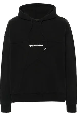 Dsquared2 Star-detail cotton hoodie