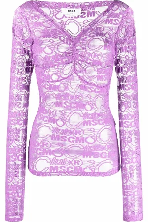 Msgm Lace longsleeved top