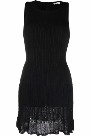 Alaïa 1980s knitted fitted dress