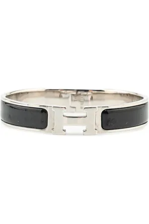 Hermès 20th Century Narrow Enamel Clic Clac H Bracelet PM costume bracelet