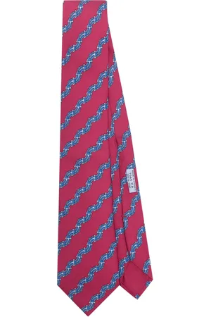 Hermès 1990s graphic-print tie