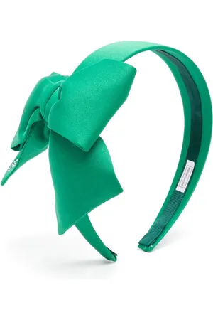 MONNALISA Rhinestone-logo bow-detailed headband