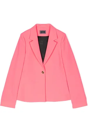 VERSACE Medusa-embellished single-breasted blazer