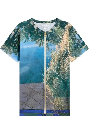 AGNÈS B. Reflet à Marrakech-print cotton T-shirt